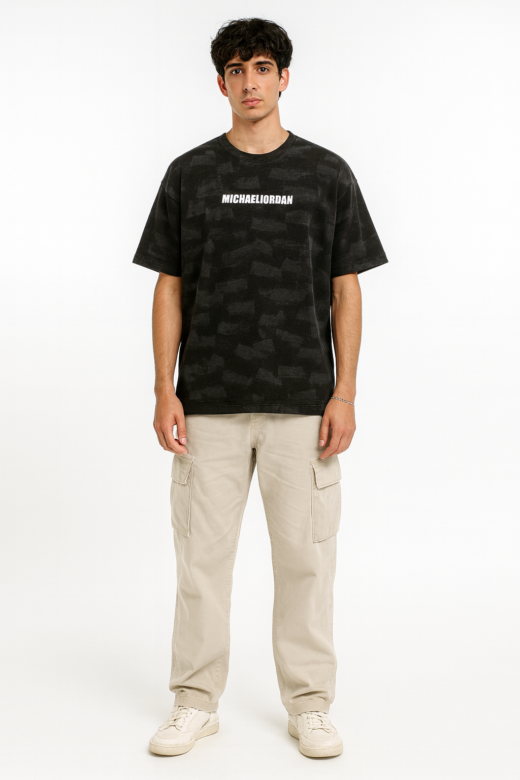 Solid Black Essential Tee
