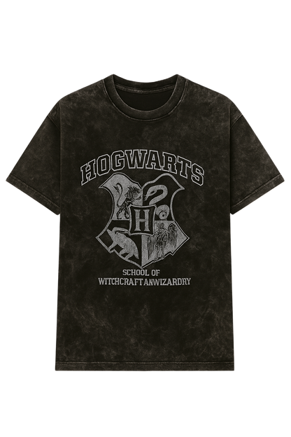 Hocwarts Black Acid Wash